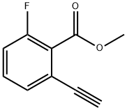 2-乙炔基-6-氟苯甲酸甲酯,2551119-21-0,结构式