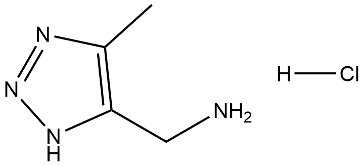 (4-Methyl-1H-1,2,3-triazol-5-yl)methanamine hydrochloride Struktur