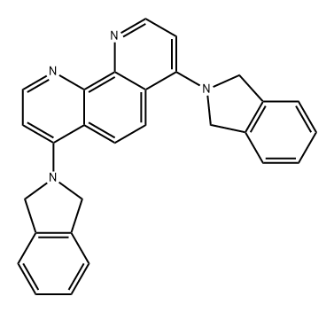 1,10-Phenanthroline, 4,7-bis(1,3-dihydro-2H-isoindol-2-yl)- Struktur