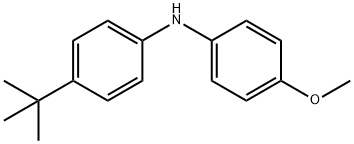 Benzenamine, 4-(1,1-dimethylethyl)-N-(4-methoxyphenyl)- 结构式