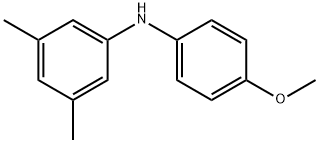 Benzenamine, N-(4-methoxyphenyl)-3,5-dimethyl- 结构式