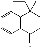 1(2H)-Naphthalenone, 4-ethyl-3,4-dihydro-4-methyl- Structure