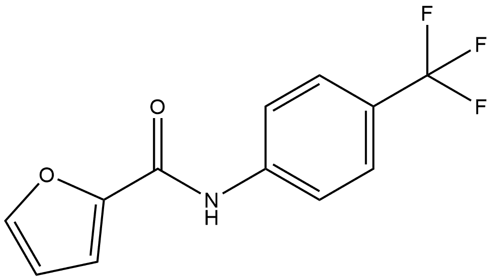 N-[4-(Trifluoromethyl)phenyl]-2-furancarboxamide Struktur