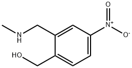 Benzenemethanol, 2-[(methylamino)methyl]-4-nitro- Structure