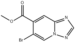 Methyl 6-bromo-[1,2,4]triazolo[1,5-a]pyridine-7-carboxylate Structure