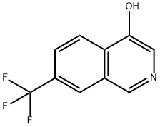 4-Isoquinolinol, 7-(trifluoromethyl)- Struktur