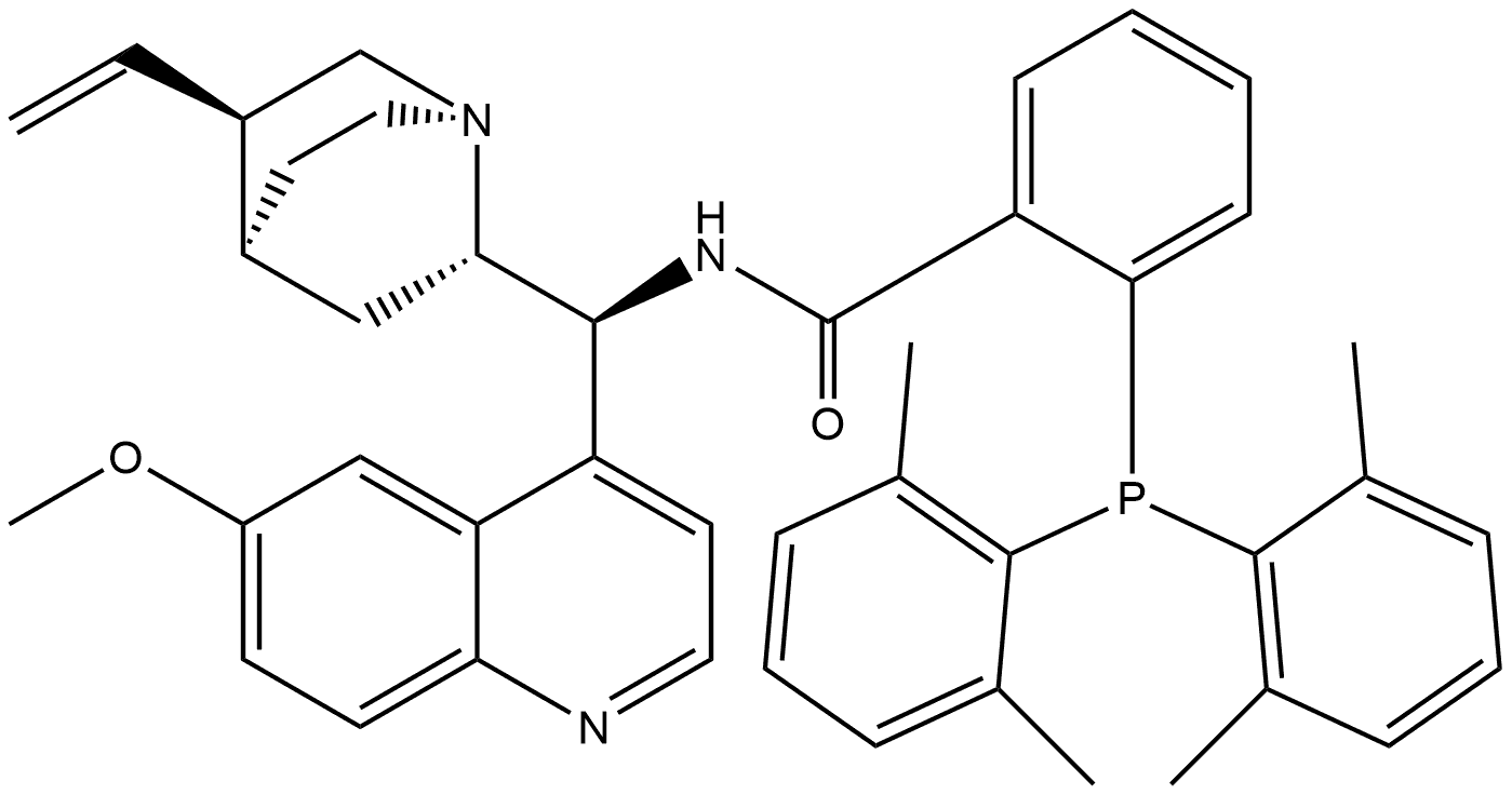 2-[双(2,6-二甲基苯基)膦基]-N-[(8Α,9S)-6′-甲氧基辛可南-9-基]苯甲酰胺, 2566389-16-8, 结构式