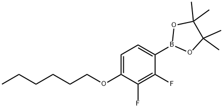 2566593-07-3 2-(2,3-difluoro-4-(hexyloxy)phenyl)-4,4,5,5-tetramethyl-1,3,2-dioxaborolane