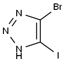 1H-1,2,3-Triazole, 4-bromo-5-iodo- Struktur