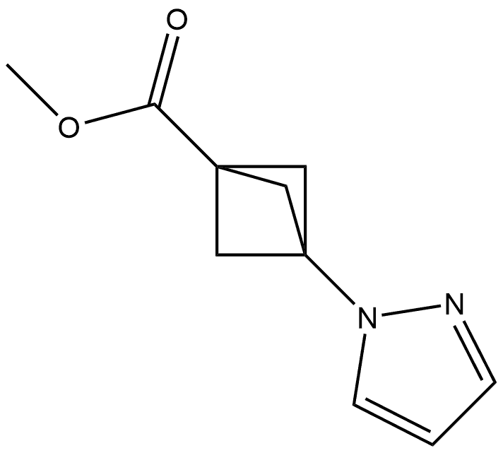 methyl 3-pyrazol-1-ylbicyclo[1.1.1]pentane-1-carboxylate|