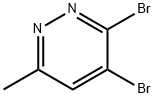 Pyridazine, 3,4-dibromo-6-methyl- Struktur