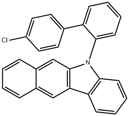 5H-Benzo[b]carbazole, 5-(4'-chloro[1,1'-biphenyl]-2-yl)- Structure