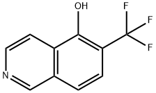 5-Isoquinolinol, 6-(trifluoromethyl)- Structure