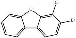 3-Bromo-4-chlorodibenzofuran Structure