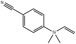 (4-氰基-苯基)二甲基烯基硅 结构式