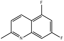 5,7-二氟-2-甲基喹啉,256931-39-2,结构式