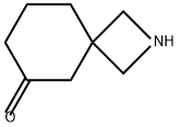 2-Azaspiro[3.5]nonan-6-one 化学構造式