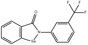 1,2-Benzisoselenazol-3(2H)-one, 2-[3-(trifluoromethyl)phenyl]- 结构式