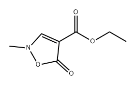 4-Isoxazolecarboxylic acid, 2,5-dihydro-2-methyl-5-oxo-, ethyl ester Structure