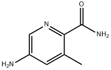 2-Pyridinecarboxamide, 5-amino-3-methyl- Structure