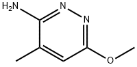 6-Methoxy-4-methyl-3-pyridazinamine 化学構造式