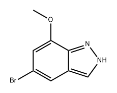 2H-Indazole, 5-bromo-7-methoxy- Structure