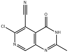2573800-56-1 Pyrido[3,4-d]pyrimidine-5-carbonitrile, 6-chloro-3,4-dihydro-2-methyl-4-oxo-