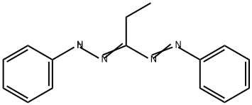 1-Propanone, 1-(2-phenyldiazenyl)-, 2-phenylhydrazone 化学構造式