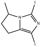 1,3-二碘-5-甲基-6,7-二氢-5H-吡咯并[1,2-C]咪唑, 2574594-78-6, 结构式