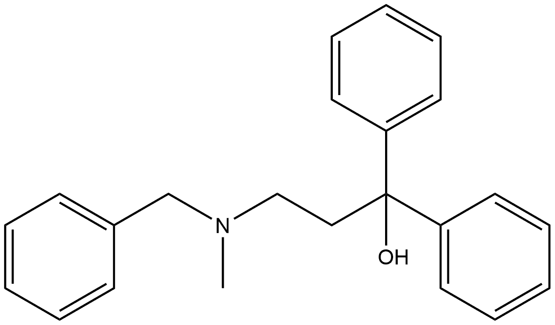 Benzhydrol, α-[2-(benzylmethylamino)ethyl]- (8CI)