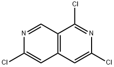 1,3,6-三氯-2,7-萘吡啶 结构式