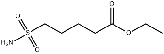 Ethyl 5-(aminosulfonyl)pentanoate 化学構造式