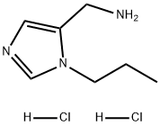 (1-丙基-1H-咪唑-5-基)甲胺二盐酸盐 结构式