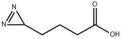 3H-Diazirine-3-butanoic acid Structure