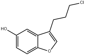 5-Benzofuranol, 3-(3-chloropropyl)- Structure