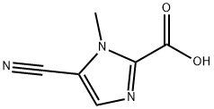 1H-Imidazole-2-carboxylic acid, 5-cyano-1-methyl- Structure