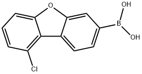 Boronic acid, B-?(9-?chloro-?3-?dibenzofuranyl)?- 结构式