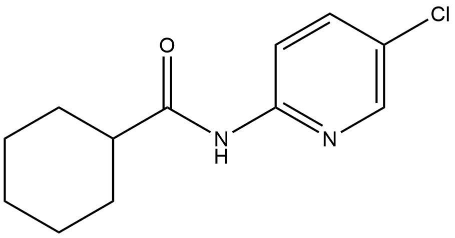 N-(5-Chloro-2-pyridinyl)cyclohexanecarboxamide Structure