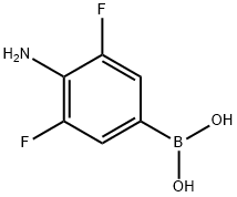 Boronic acid, B-(4-amino-3,5-difluorophenyl)- Struktur