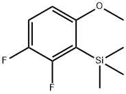 (2,3-Difluoro-6-methoxyphenyl)trimethylsilane Structure