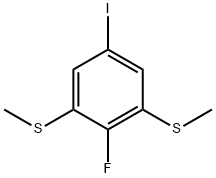 (2-Fluoro-5-iodo-1,3-phenylene)bis(methylsulfane),2586127-06-0,结构式