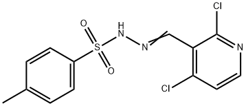 N'-((2,4-dichloropyridin-3-yl)methylene)-4-methylbenzenesulfonohydrazide,2586233-02-3,结构式