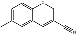 6-methyl-3-cyanochromene 化学構造式