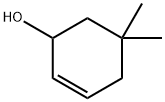 5,5-dimethylcyclohex-2-en-1-ol 化学構造式