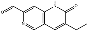 3-乙基-2-氧代-1,2-二氢-1,6-萘啶-7-甲醛,2589531-35-9,结构式