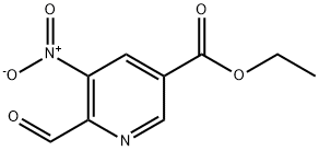 6-甲酰基-5-硝基烟酸乙酯, 2589531-65-5, 结构式