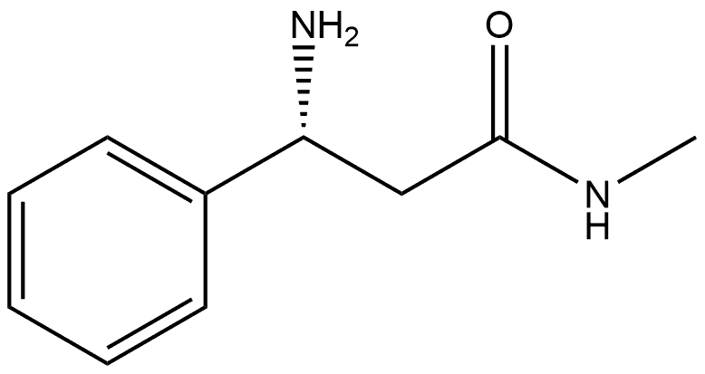 (R)-3-氨基-N-甲基-3-苯基丙酰胺,2589693-24-1,结构式