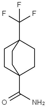 Bicyclo[2.2.2]octane-1-carboxamide, 4-(trifluoromethyl)- Struktur