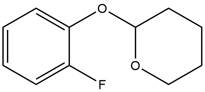 2-(2-fluorophenoxy)tetrahydro-2H-pyran Structure