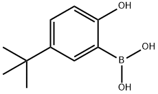 Boronic acid, B-[5-(1,1-dimethylethyl)-2-hydroxyphenyl]- 化学構造式